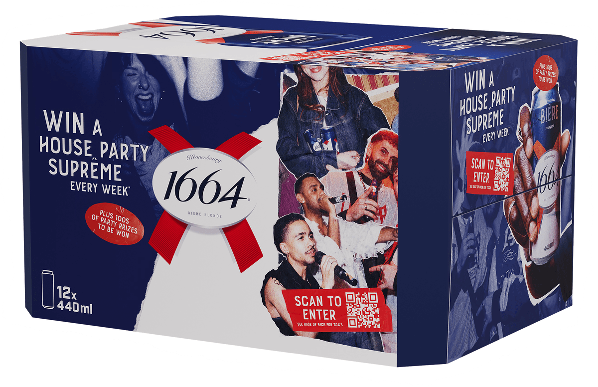 1664 Bière on-pack promotion