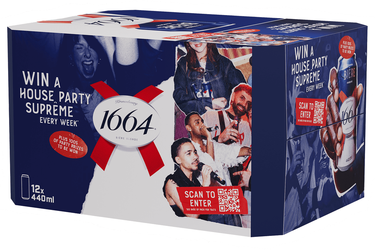 1664 Bière on-pack promotion