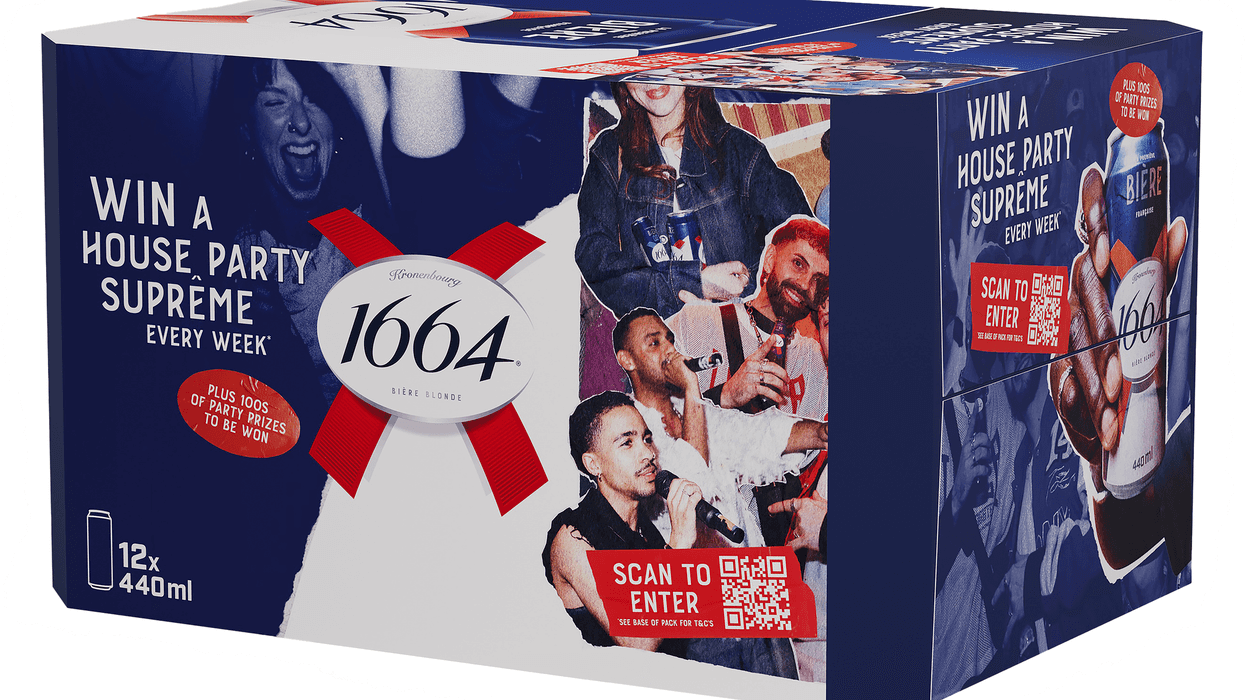 1664 Bière on-pack promotion