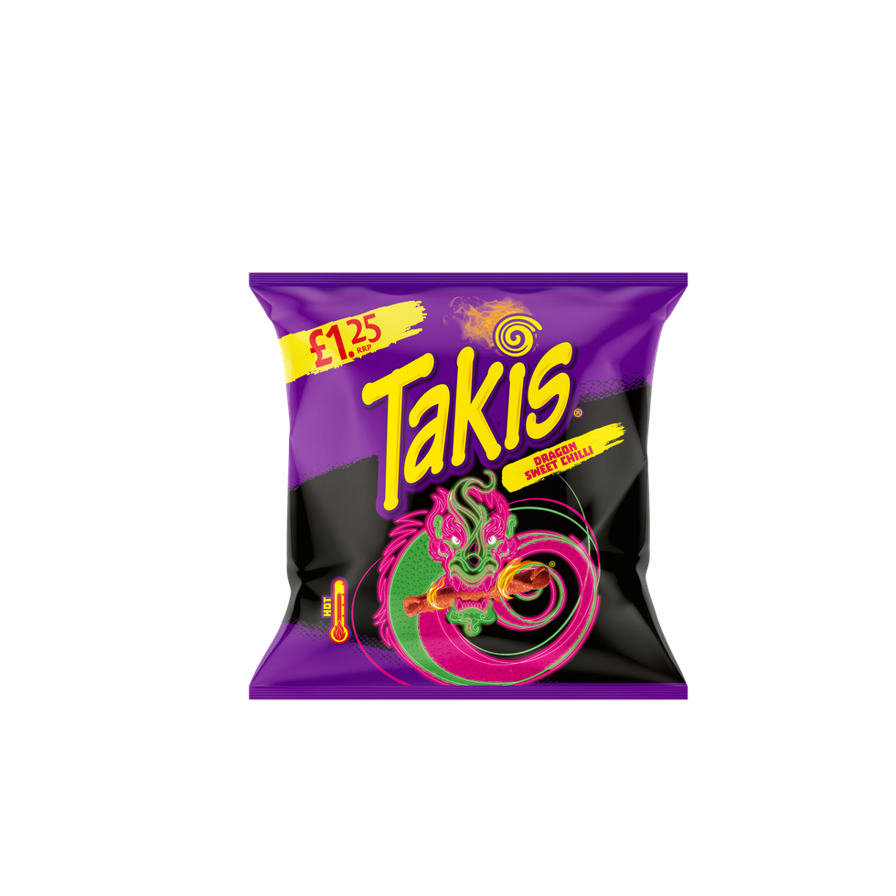 511892 TAKIS DRAGON SWEET CHILI EXPORT UK 55G PMP 1