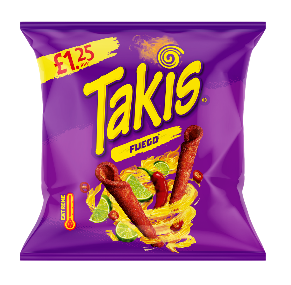 511898 TAKIS FUEGO EXPORT UK 55G PMP 1.25