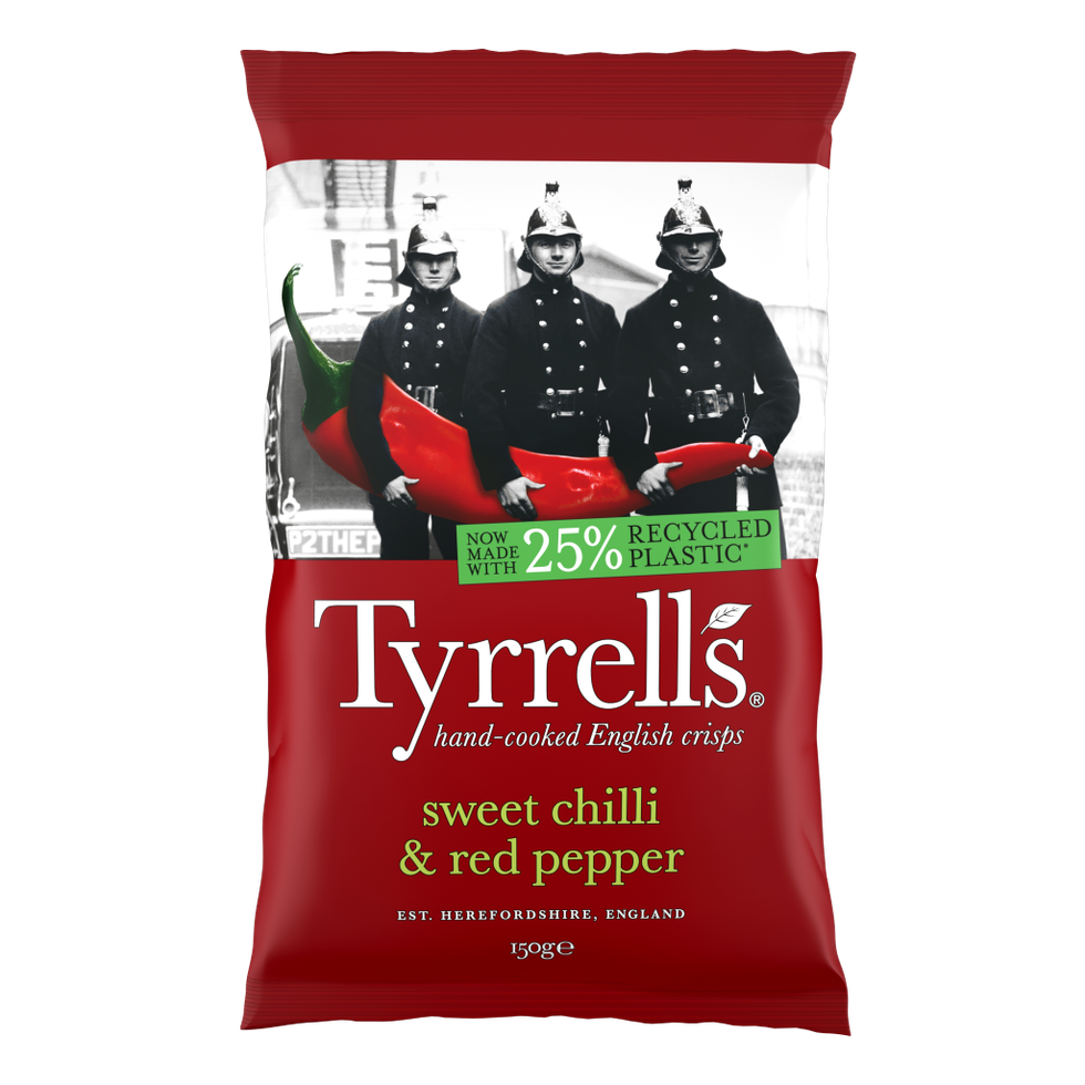 701890 701889 Tyrrells Sweet Chilli Red Pepper 150g 711295 S