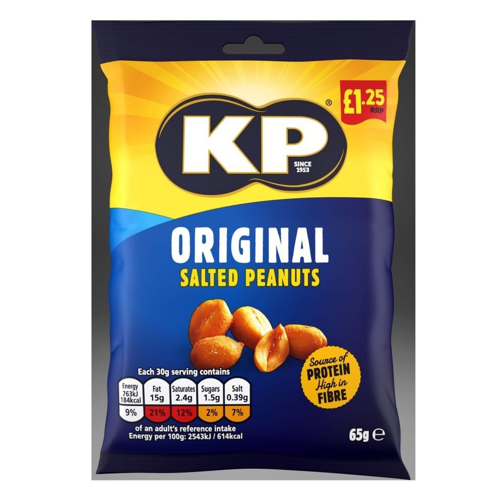 702778 KP Original Salted Peanuts 65g 125GBP PMP 710997 S