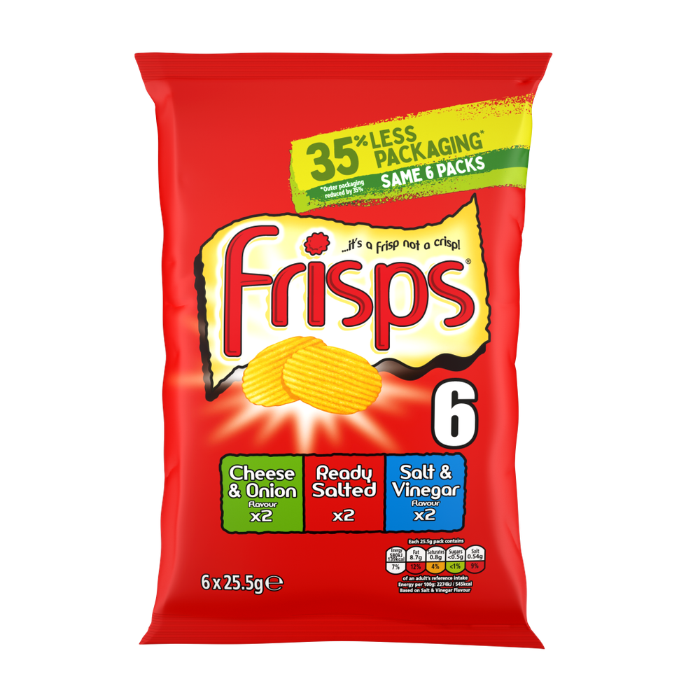 702883 Frisps Variety Multipack Crisps 6 Pack 711109 S