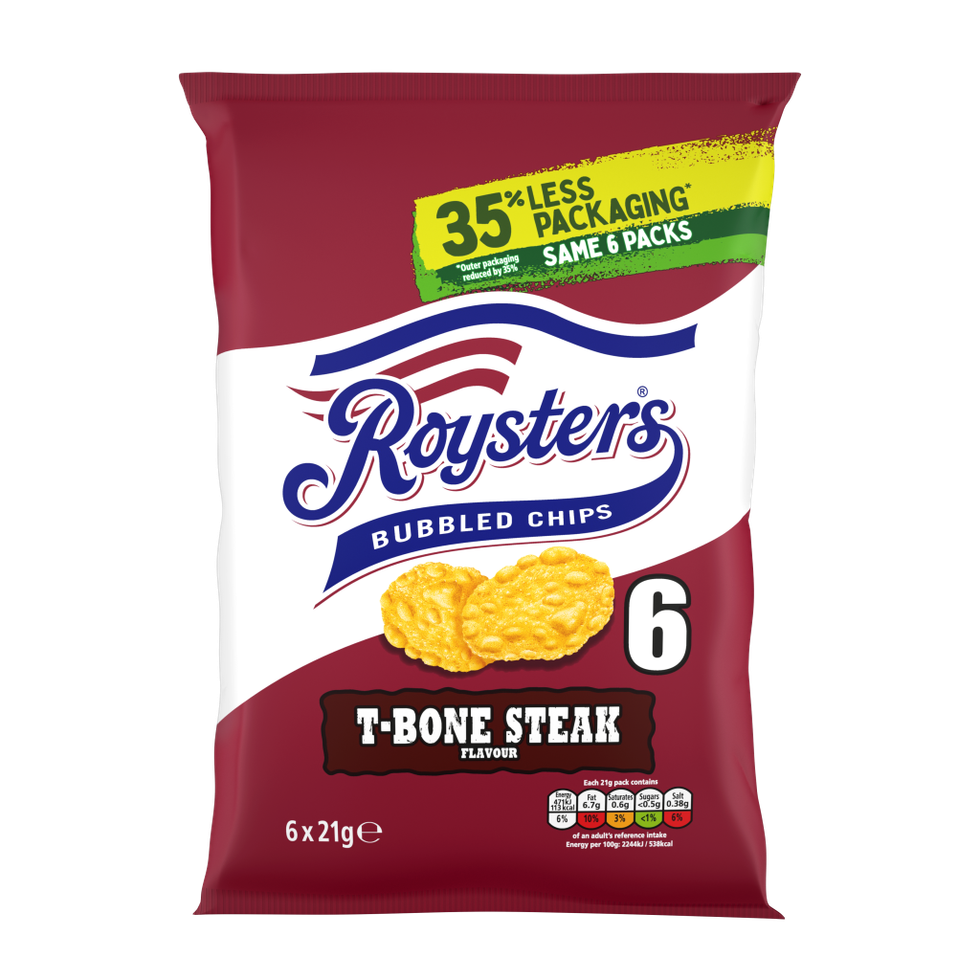 702884 Roysters T Bone Steak Multipack Crisps 6 Pack 711111 S