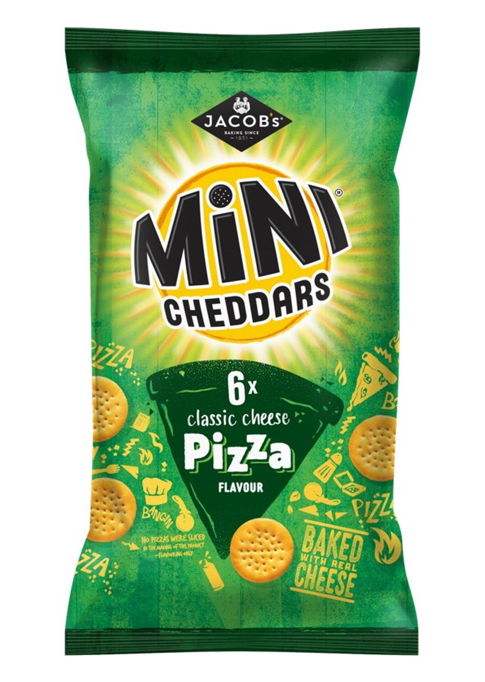 85710 Mini Cheddars Classic Cheese Pizza 6Pack