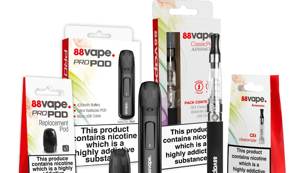88vape range