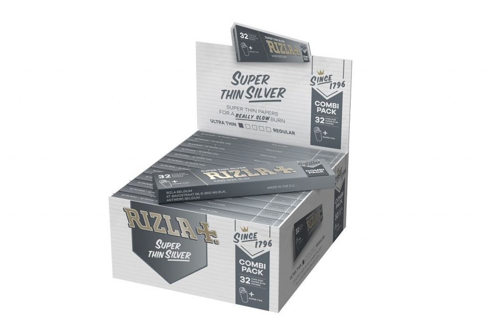 90563 Rizla Silver Combi Outer 3D with Pack