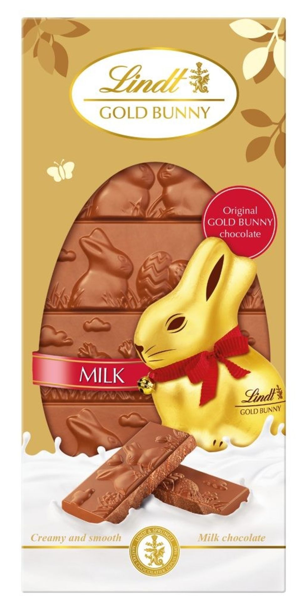91549 Lindt Gold Bunny BAR 120g VISUAL V11