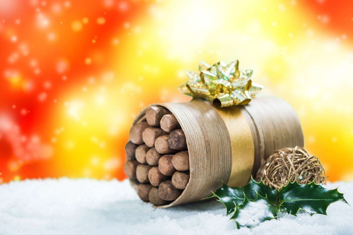 a gift pack of cigars