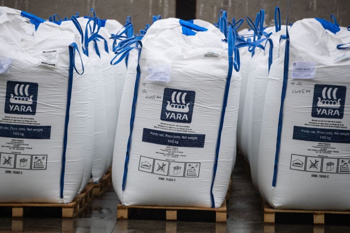 Fertiliser maker Yara says world faces extreme food supply shock