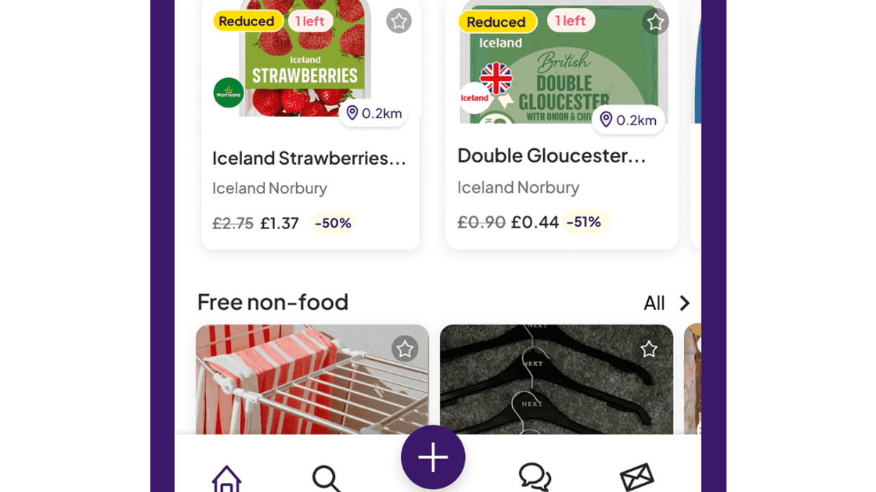 A screenshot of Olio app