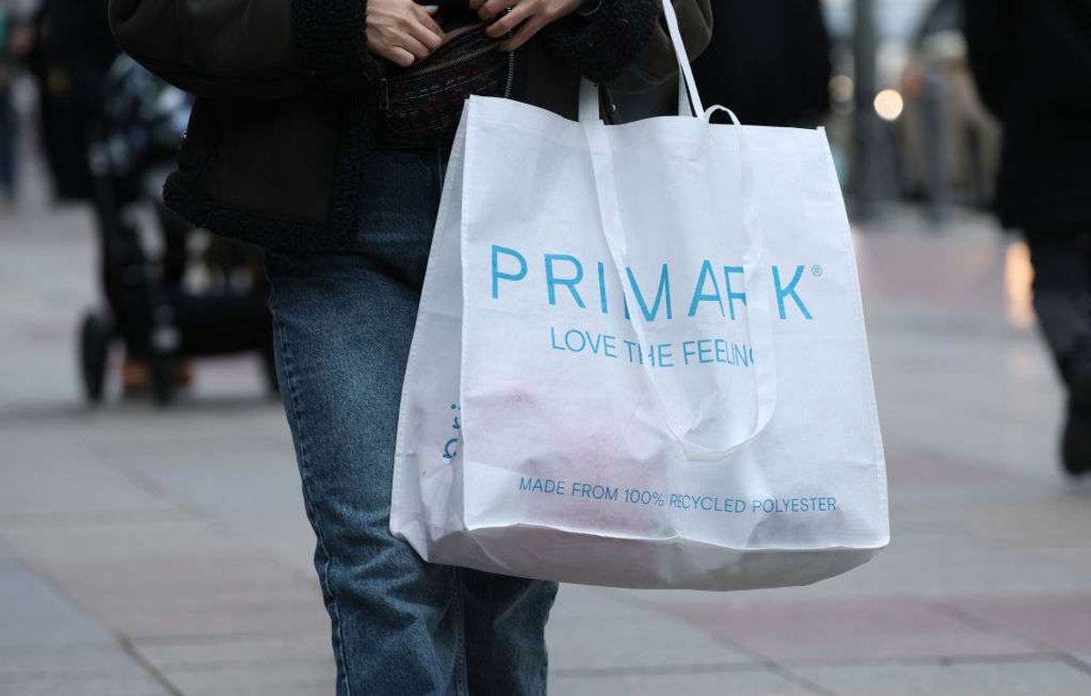 a shopping bag of Primark