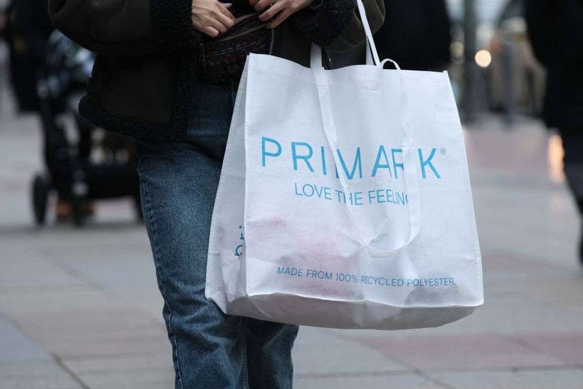 a shopping bag of Primark