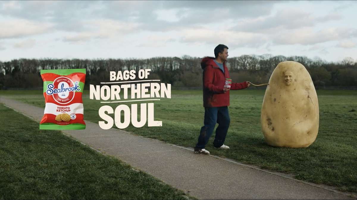 A still from the Seabrook TV advert