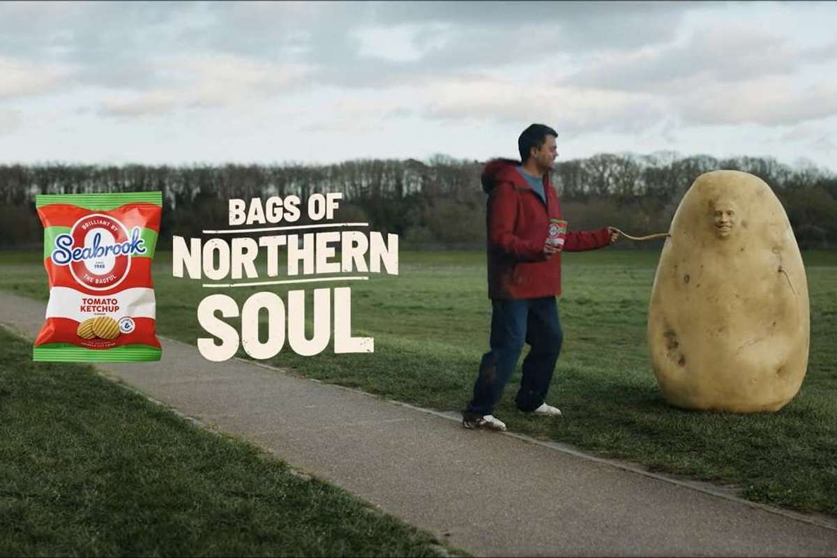 A still from the Seabrook TV advert