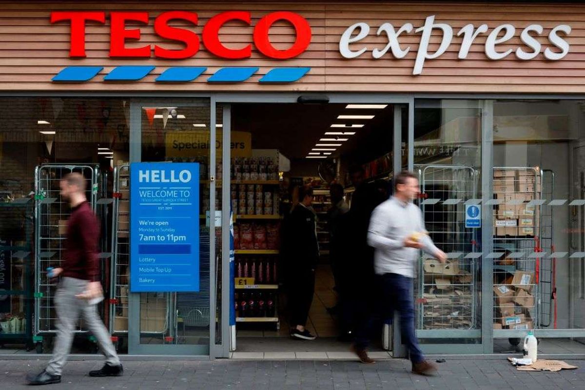 A Tesco Express in central London