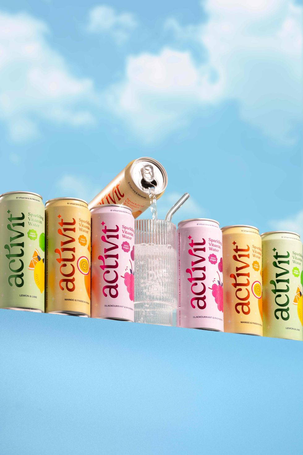 Activit's vibrant new packaging showcases its healthy, flavour-first soft drinks rebrand