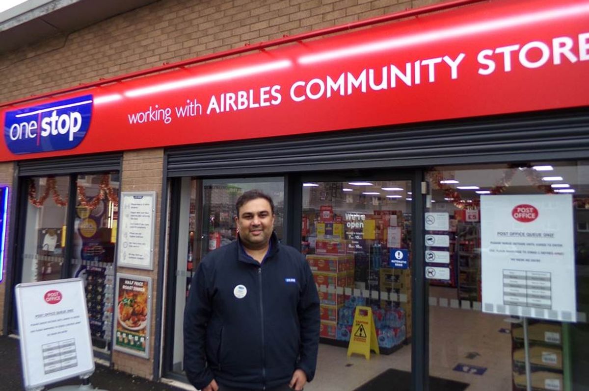 Home deliveries make up 25 per cent of sales at this Motherwell store