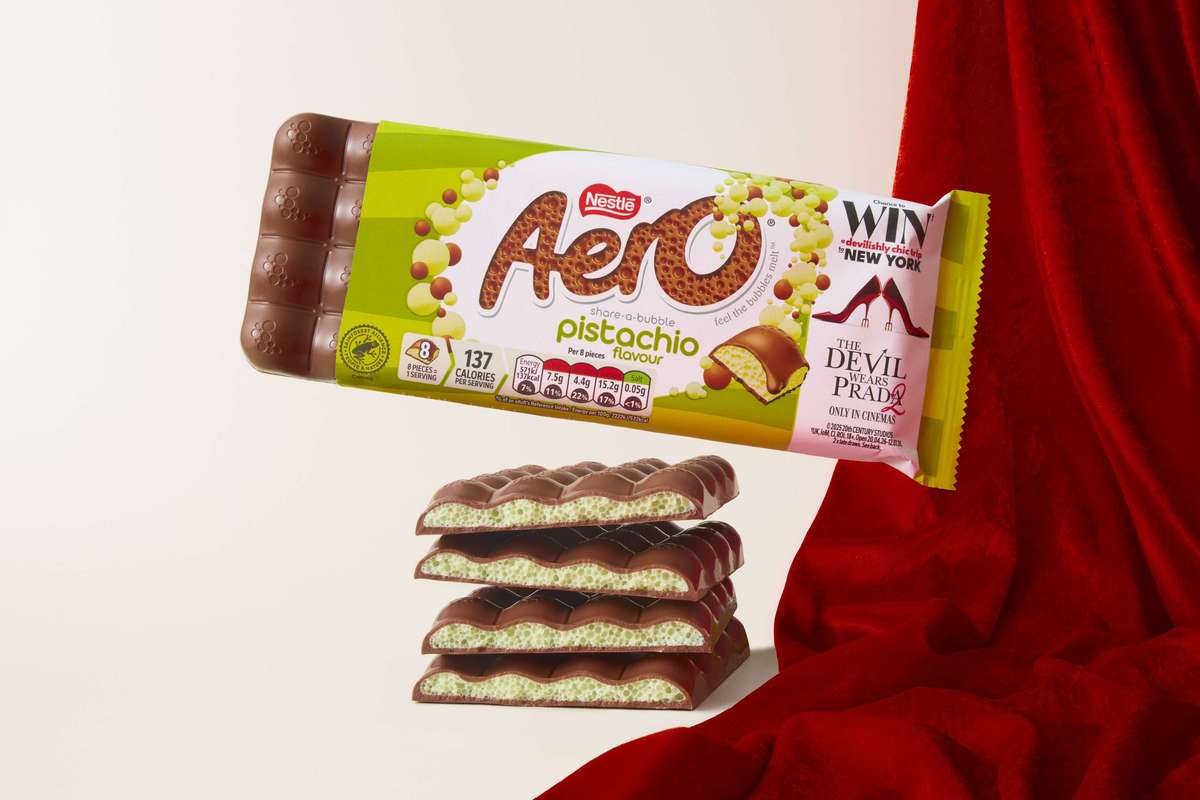 Aero Pistachio flavour bar