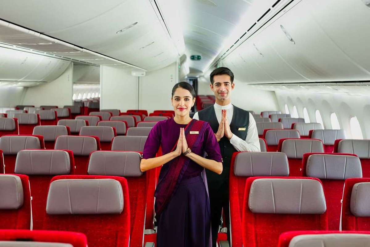 Air India's new Boeing 787-9 aircraft