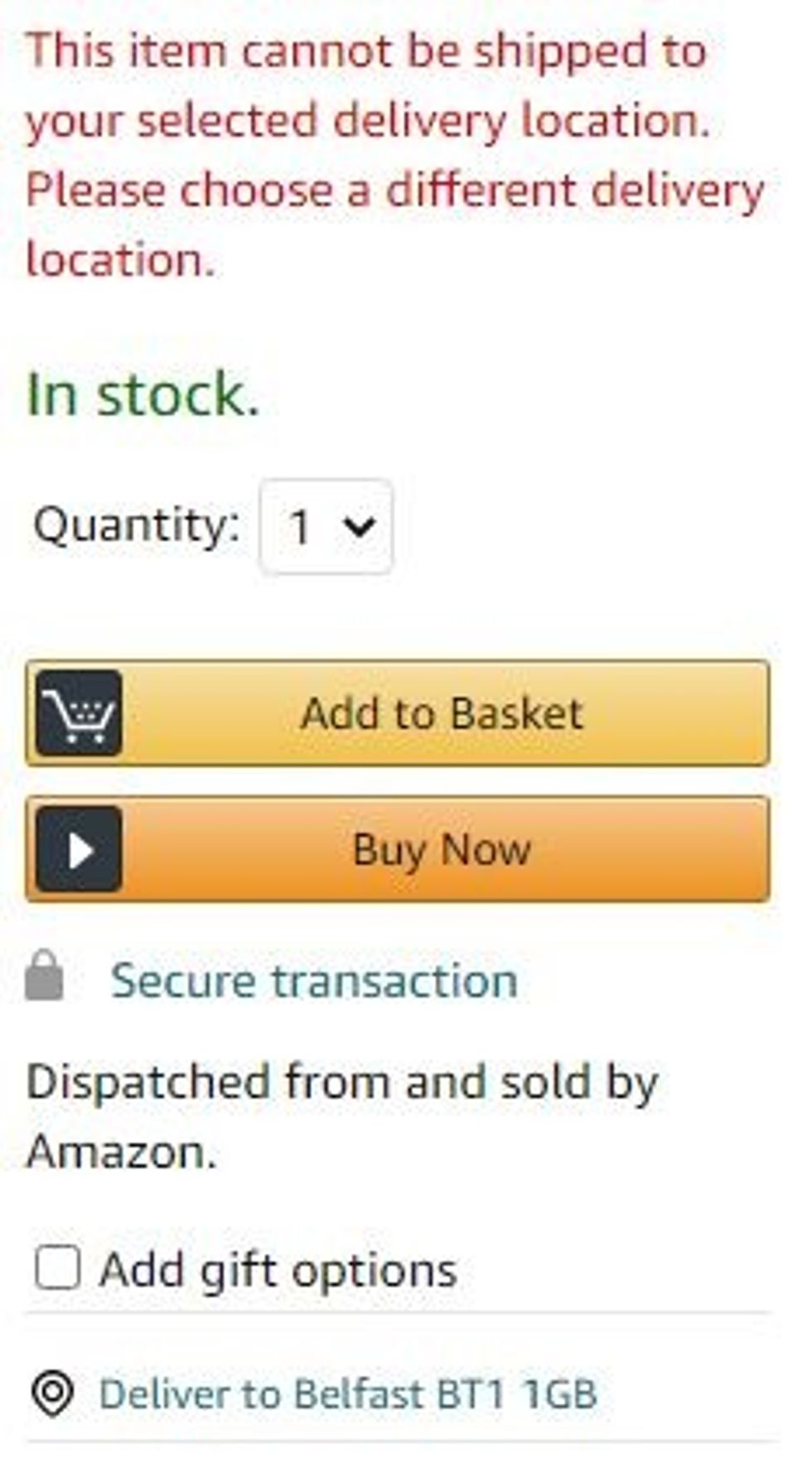 amazon delivery ni