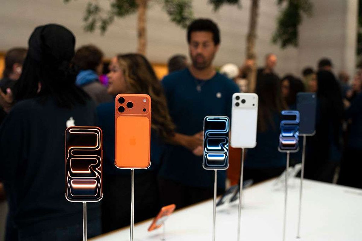 Apple's new iPhone 17 Pro Max on display