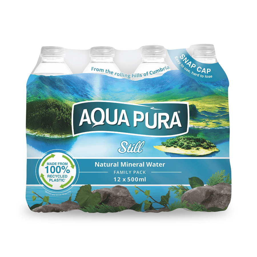 Aqua Pura's 12x500ml family pack