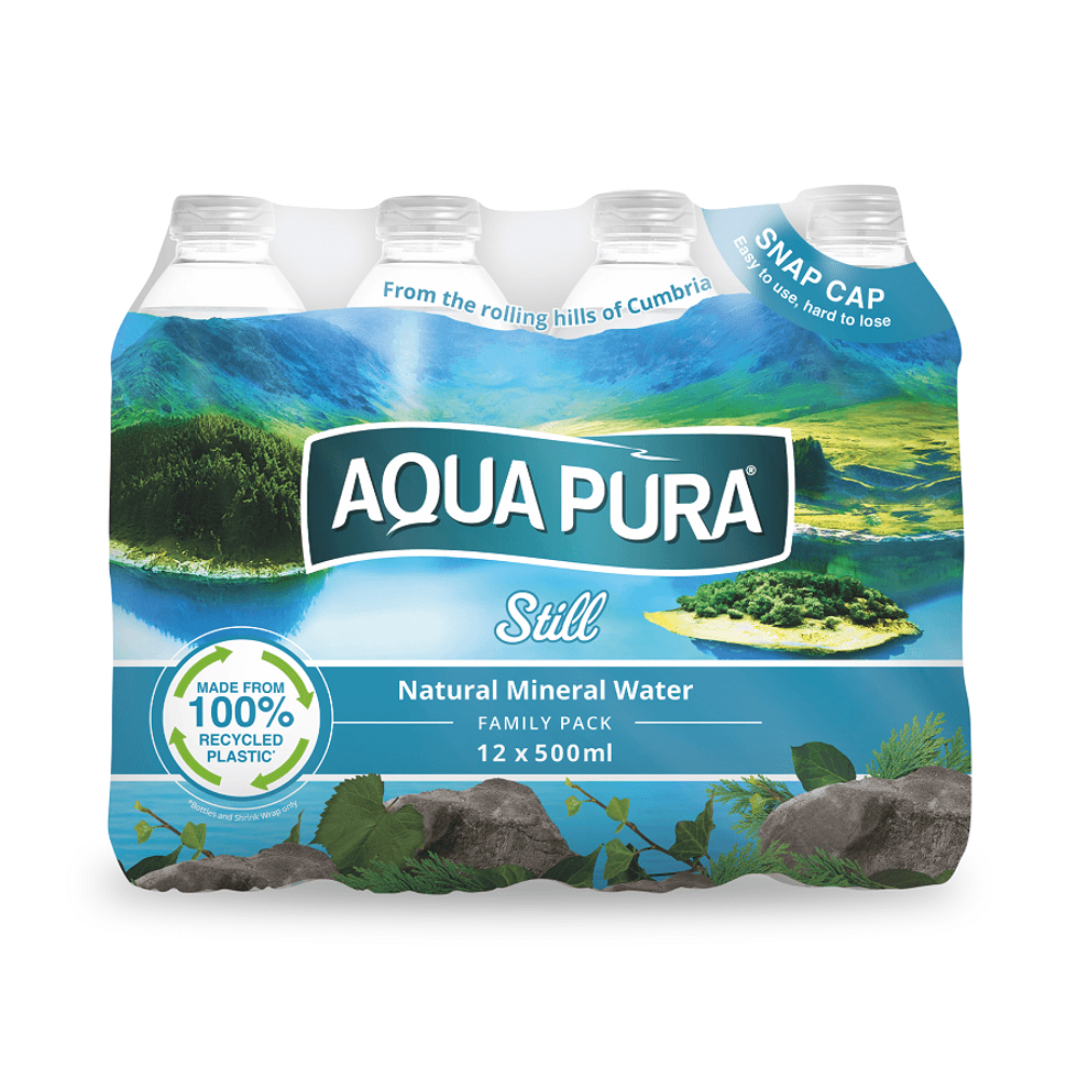 Aqua Pura's 12x500ml family pack