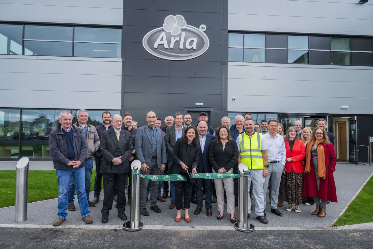Arla Lockerbie 50th anniversary and official opening of cheddar investment £34m