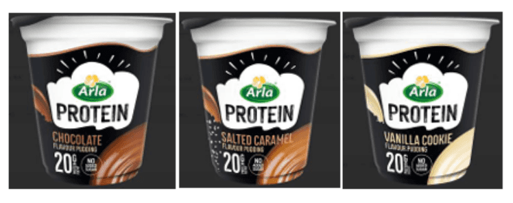 Arla Protein Pudding products