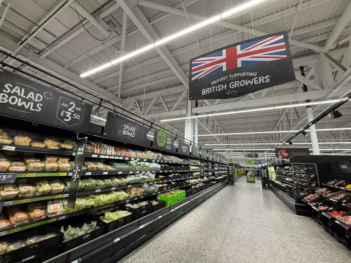 Asda fresh produce aisles 