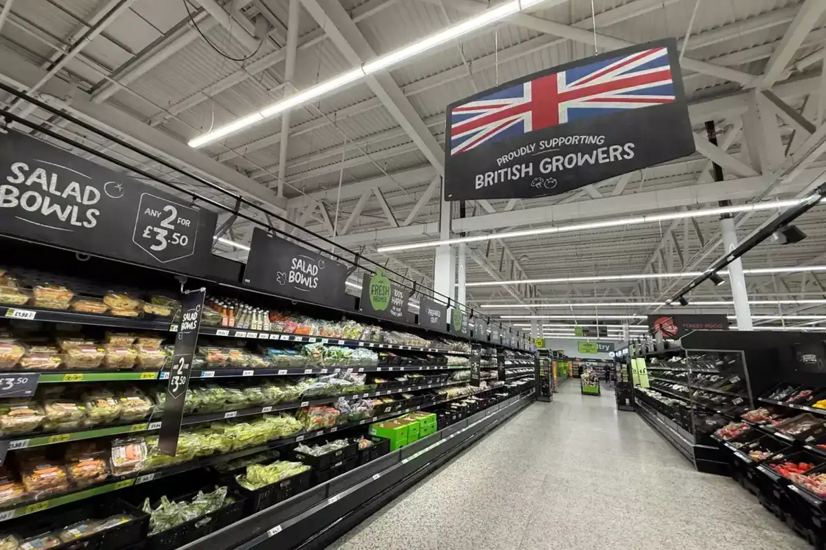 Asda fresh produce aisles