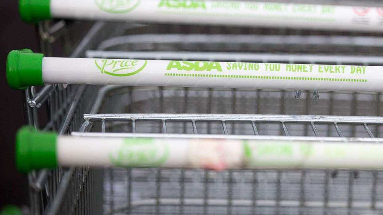 Asda shopping trolleys