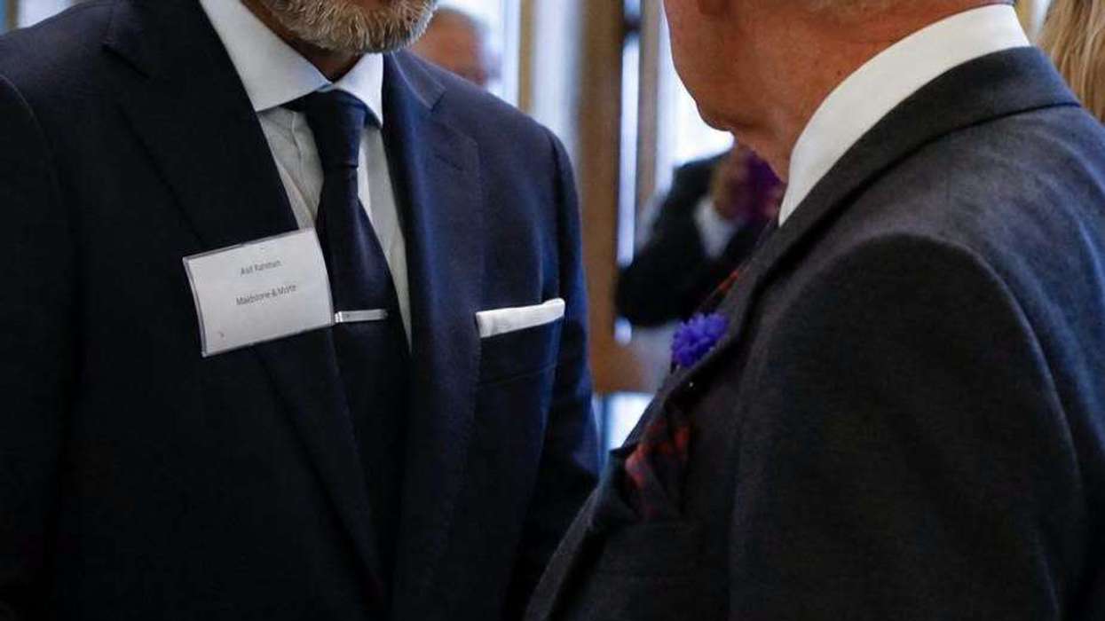 Asif Bashir with King Charles III