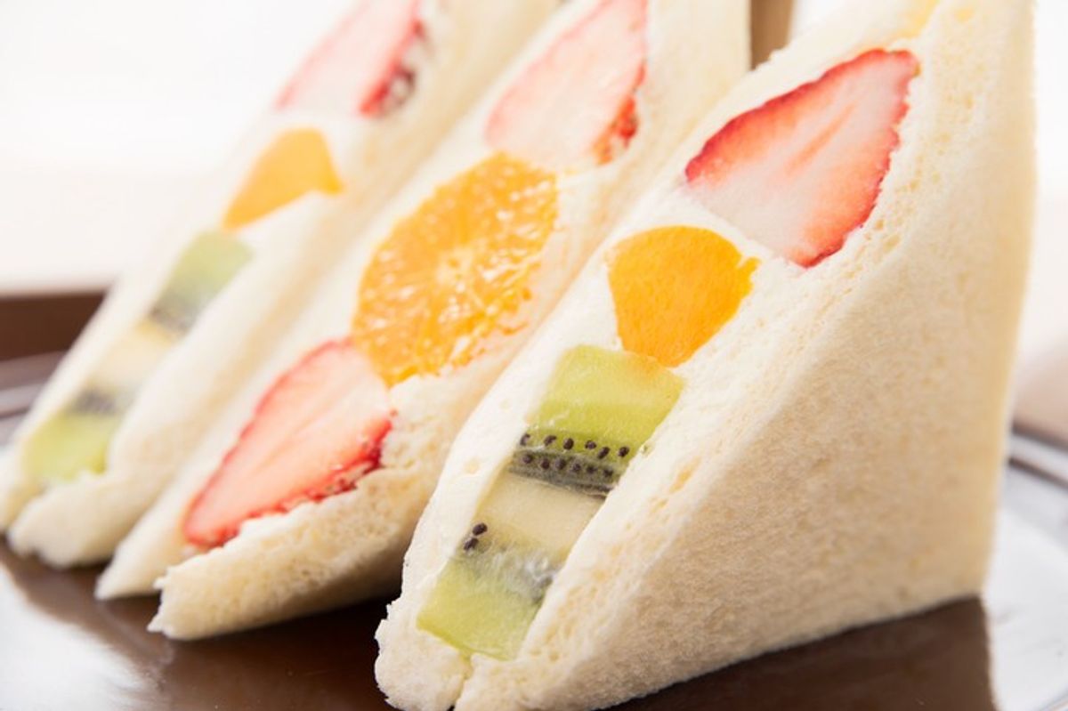 Assorted Japanese desserts like mochi and matcha cookies trending in UK stores