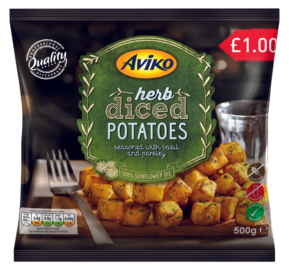Aviko Herb diced potatoes 500g PMP