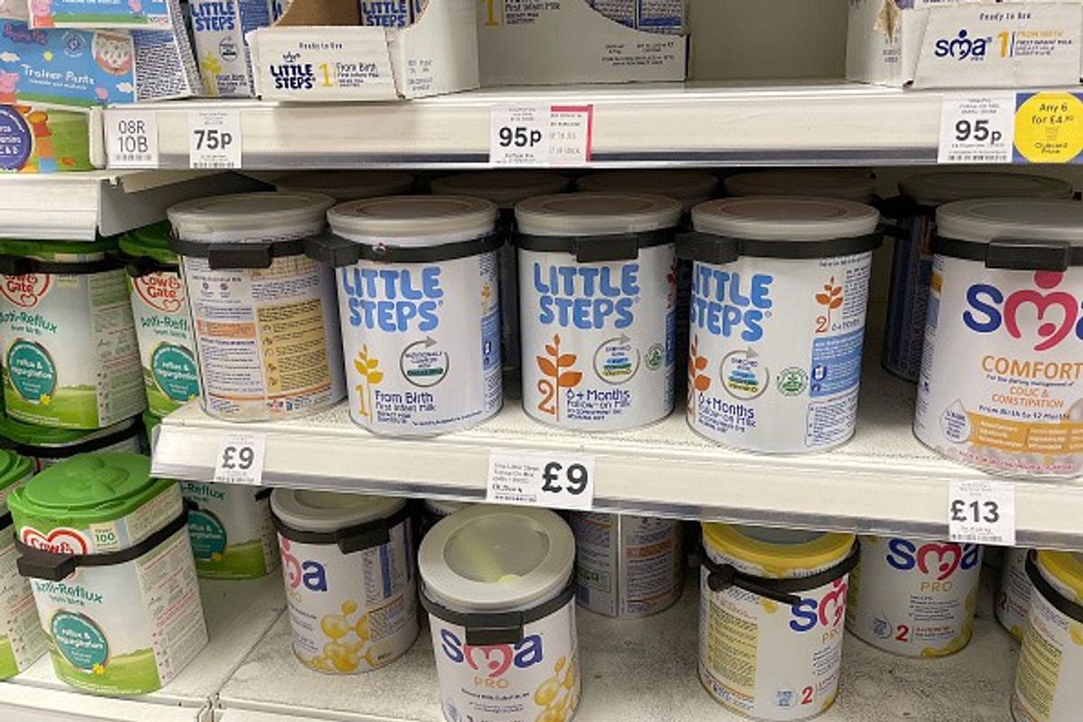 'Baby formula security tagged to prevent theft as prices soar'