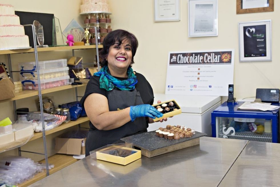 Bala Croman founder of The Chocolate Cellar in Birkenhead