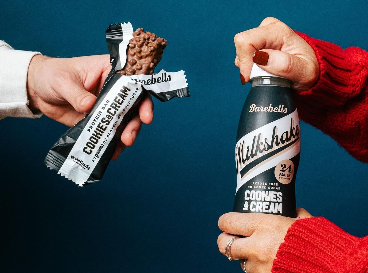Barebells Cookies and Cream Milkshake with 24g protein and no added sugar now in UK