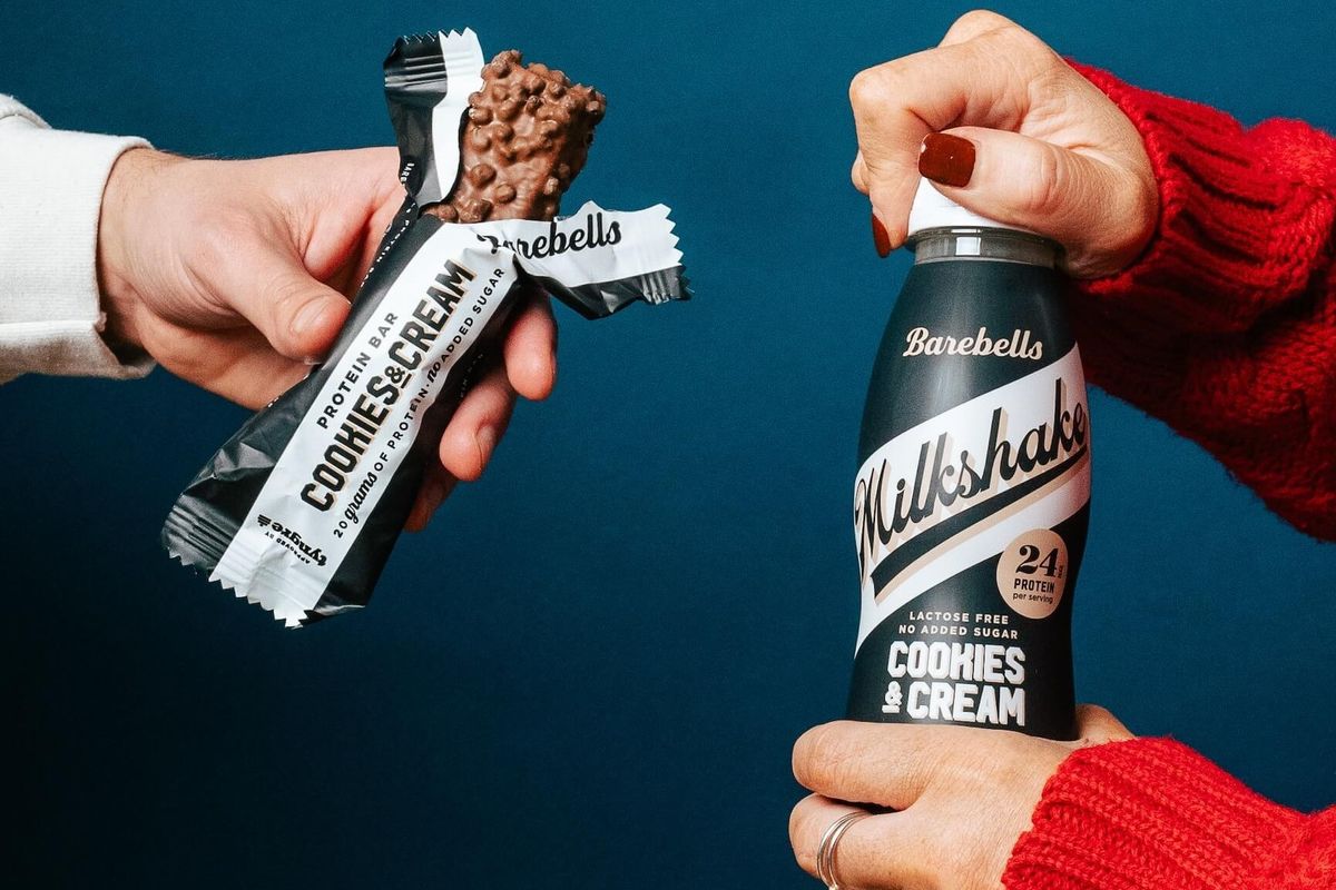 Barebells Cookies and Cream Milkshake with 24g protein and no added sugar now in UK