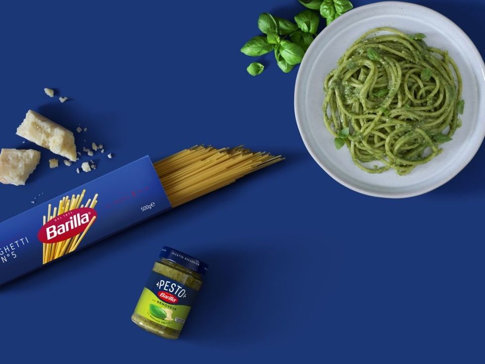 Barilla spaghetti pesto