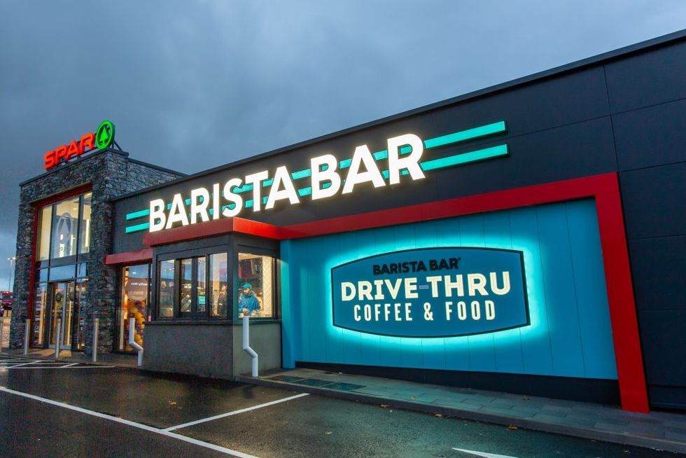 Barista Bar DriveThru at SPAR Mallusk