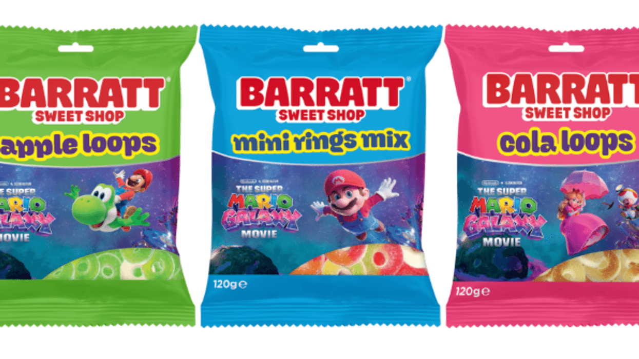 Barratt Super Mario sweets launch UK