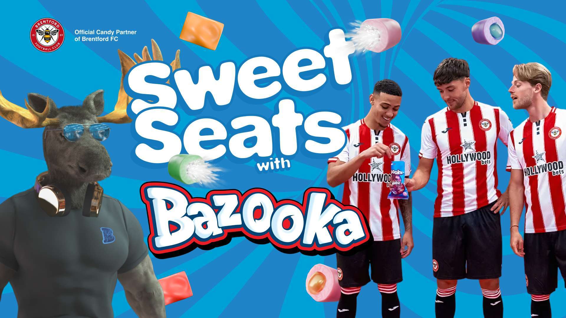 Bazooka Brentford FC Sweet Seats promotion