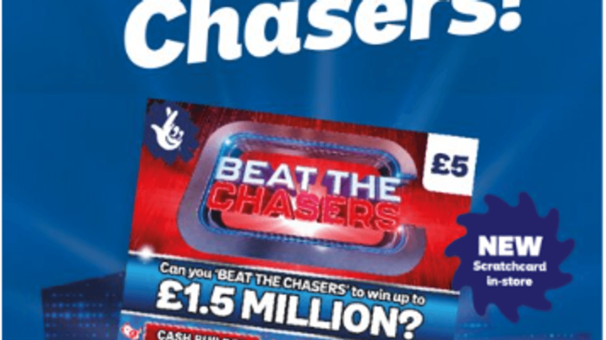 £5 Beat The Chasers-themed National Lottery Scratchcard arrives