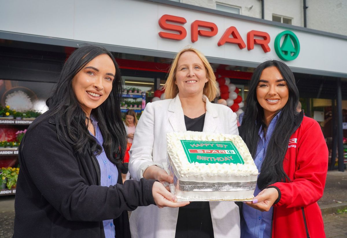 Becky and Lucy McCammond at SPAR Abbots Cross community fun day