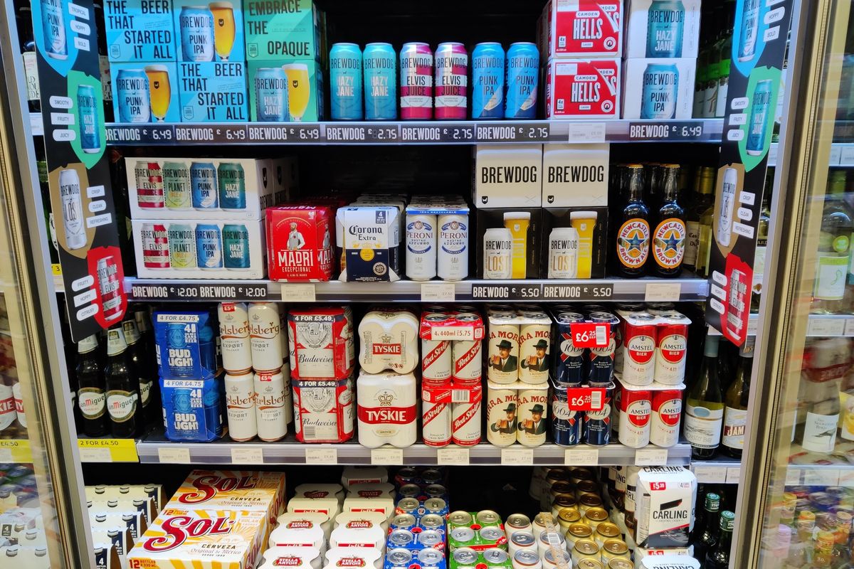 beer chiller in store