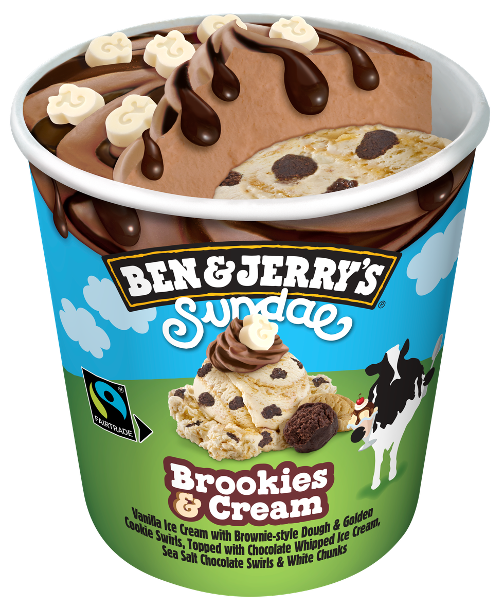 Ben & Jerry\u2019s Brookies & Cream Sundae