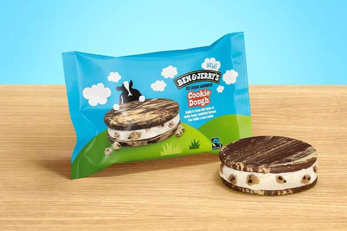 Ben & Jerry’s Cookie Dough Ice Cream Sandwich